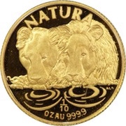 ⅒ Ounce Natura - Lion reverse image