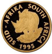 ¼ Ounce Natura - Rhino obverse image