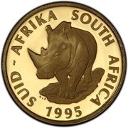 1 Ounce Natura - Rhino obverse image