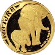 ¼ Ounce Natura - Elephant reverse image