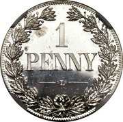 1 Penny Orange Free State reverse image