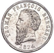 5 Shillings Zuid Afrikaansche Republiek; Transvaal Pattern obverse image