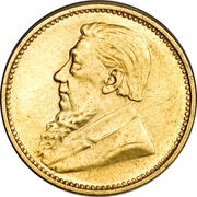 3 Pence Sammy Marks Tickey; Gold Pattern obverse image