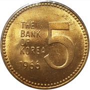 5 Won reverse image