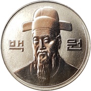 100 Won obverse image