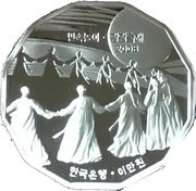 20 000 Won Ganggangsullae, South Korea, 2008 reverse image