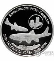 30 000 Won Deogyusan National Park, South Korea, 2018 reverse image