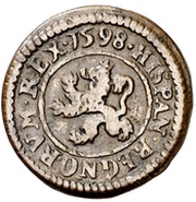 1 Maravedi - Felipe III Segovia,milled,billon reverse image