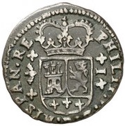 1 Maravedi - Felipe V Valencia obverse image