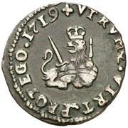 1 Maravedi - Felipe V Valencia reverse image
