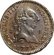 1 Maravedi - Carlos III obverse image