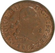1 Maravedi - Carlos IV obverse image