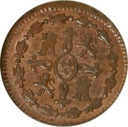 1 Maravedi - Carlos IV, Spain, 1788-1802 reverse image