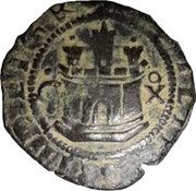 2 Maravedis - Felipe II low grade billon; latin legend obverse image