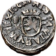 2 Maravedis - Felipe IV, Spain, 1661-1664 reverse image