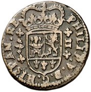 2 Maravedis - Felipe V Valencia obverse image