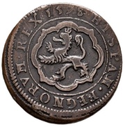 4 Maravedis - Felipe III Segovia, milled, Spain, 1598-1603 reverse image