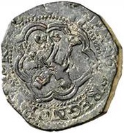 4 Marevedis - Felipe III Cuenca,chalice, Spain, 1600-1602 reverse image