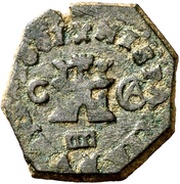 4 Maravedis - Felipe IV Cuenca, Spain, 1661 reverse image