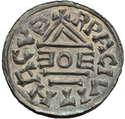 Denar - Boleslaus III, Bohemia, 999-1003 reverse image