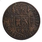 4 Maravedis - Felipe V Barcelona obverse image