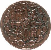 4 Maravedis - Carlos III, Spain, 1770-1788 reverse image