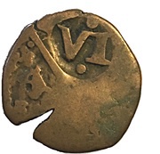 6 Maravedis - Felipe IV countermark obverse image