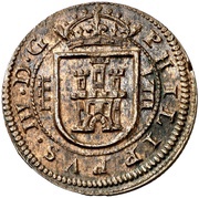 8 Maravedis - Felipe III Segovia,milled obverse image