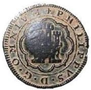 8 Maravedis - Felipe III countermark obverse image