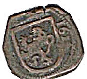 8 Maravedis - Felipe IV hammered, Spain, 1621-1626 reverse image