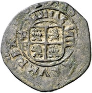8 Maravedis - Felipe IV billon, Spain, 1661 reverse image
