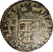 8 Maravedis - Felipe IV Seville,billon, Spain, 1661-1664 reverse image