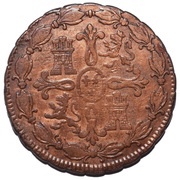 8 Maravedis - Carlos III, Spain, 1770-1788 reverse image