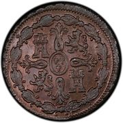 8 Maravedis - Carlos IV, Spain, 1788-1808 reverse image
