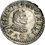 16 Maravedis - Felipe IV large bust obverse image