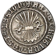 ½ Real - Ferdinandus V and Elisabet I Coruna reverse image