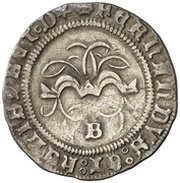 ½ Real - Ferdinandus V and Elisabet I Burgos obverse image