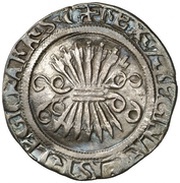 ½ Real - Ferdinandus V and Elisabet I Toledo, Spain, 1497-1566 reverse image