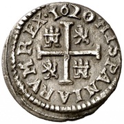 ½ Real - Felipe III milled, Spain, 1609-1621 reverse image