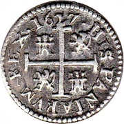 ½ Real - Felipe IV Segovia, Spain, 1622-1664 reverse image