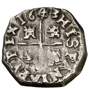 ½ Real - Felipe IV Madrid,bust, Spain, 1643 reverse image