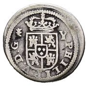 ½ Real - Felipe V Segovia obverse image