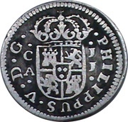 ½ Real - Felipe V Cuenca obverse image