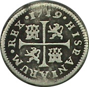 ½ Real - Felipe V Cuenca, Spain, 1719-1727 reverse image