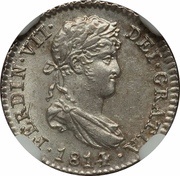 ½ Real - Fernando VII obverse image