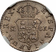 ½ Real - Fernando VII, Spain, 1812-1814 reverse image