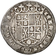 1 Real - Ferdinandus V and Ioana, Spain, 1506-1507 reverse image