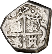 1 Real - Felipe IV arms, Spain, 1621-1651 reverse image