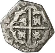 1 Real - Felipe IV monogram, Spain, 1627-1651 reverse image