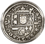 1 Real - Carlos II milled obverse image